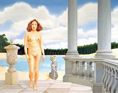 Diana with Cheetah 1987
Oil Painting Model Diana
&copy; Jeffrey Lew